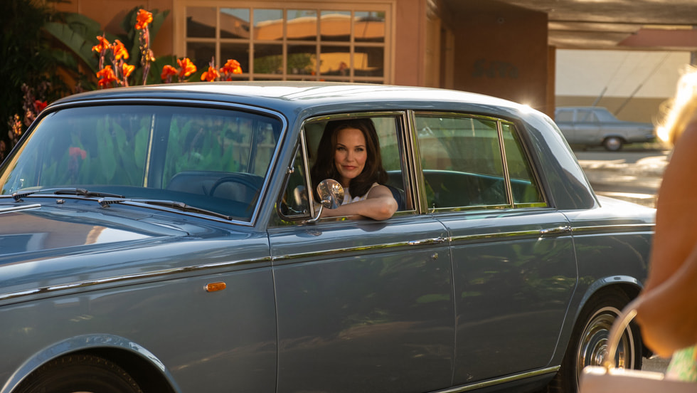 Leslie Bibb stars in “Palm Royale,” premiering March 20, 2024 on Apple TV+.