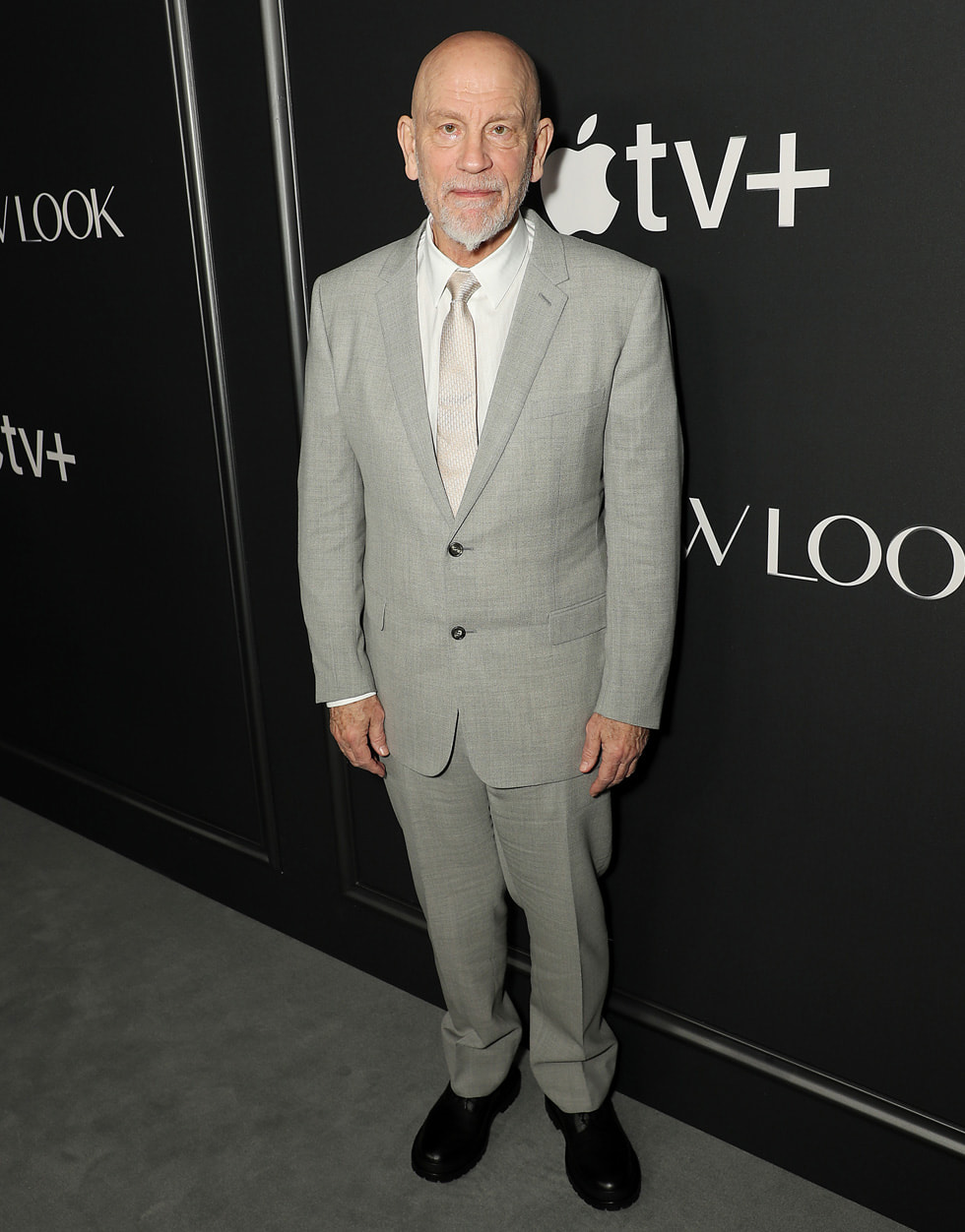 John Malkovich attends the premiere of the Apple TV+ thrilling series “The New Look” at Florence Gould Hall. “The New Look” will make its global debut on Apple TV+ on Wednesday, February 14, 2024.