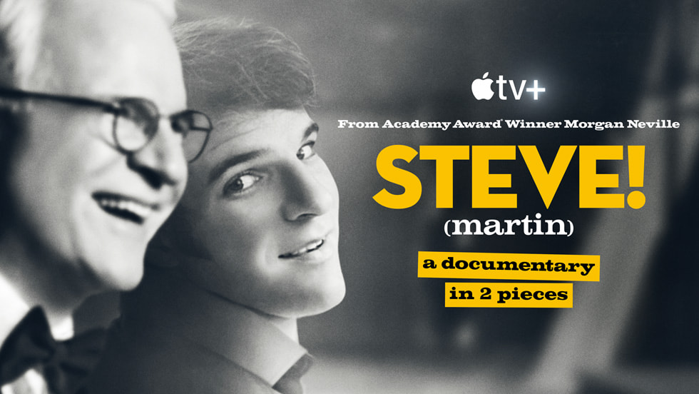 STEVE! (martin) a documentary in 2 pieces” key art