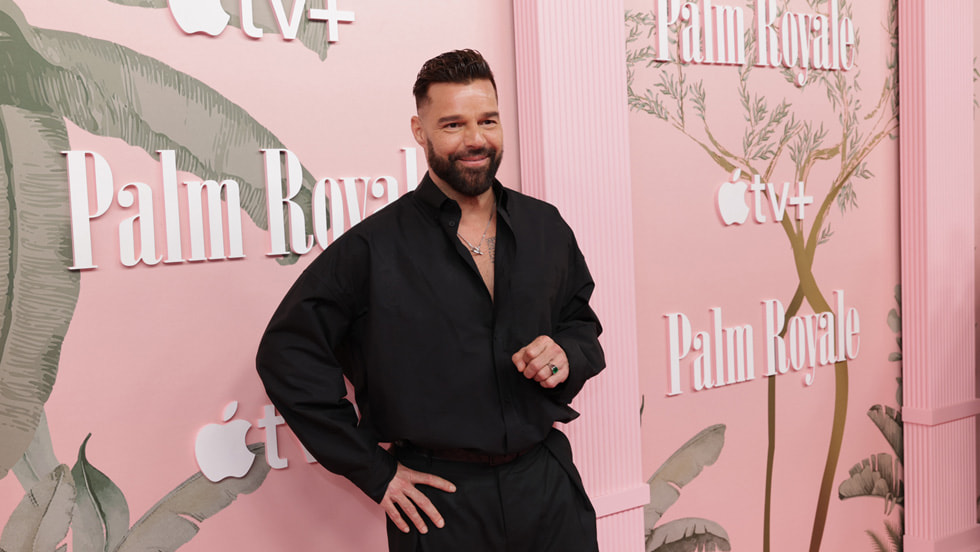 Ricky Martin attends the world premiere of Apple TV+'s “Palm Royale” at the Samuel Goldwyn Theater on March 14, 2024 in Beverly Hills, California. “Palm Royale” debuts globally on Apple TV+ on Wednesday, March 20, 2024.