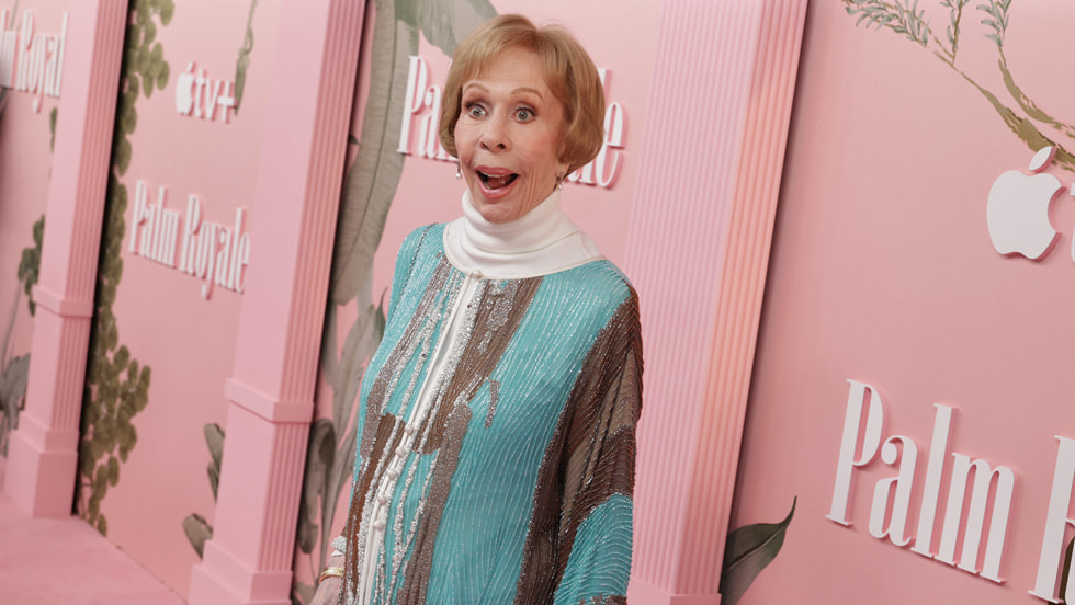 Carol Burnett attends the world premiere of Apple TV+'s “Palm Royale” at the Samuel Goldwyn Theater on March 14, 2024 in Beverly Hills, California. “Palm Royale” debuts globally on Apple TV+ on Wednesday, March 20, 2024.