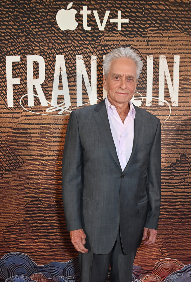 Michael Douglas at the global premiere of “Franklin”
