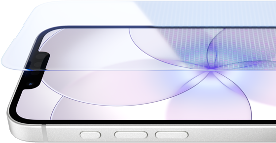 iPhone 17e, передня панель із Ceramic Shield 2, бічна панель, білого кольору, кнопки дії та регулювання гучності