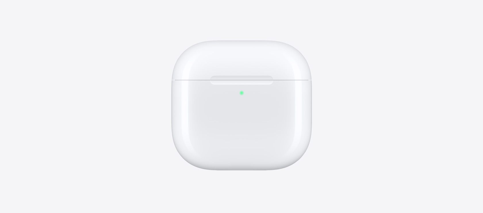 AirPods 5 wireless charging case, white colour