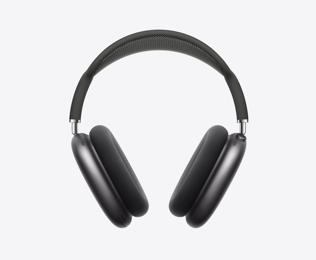 Kuva tähtiharmaista AirPods Max ‑kuulokkeista