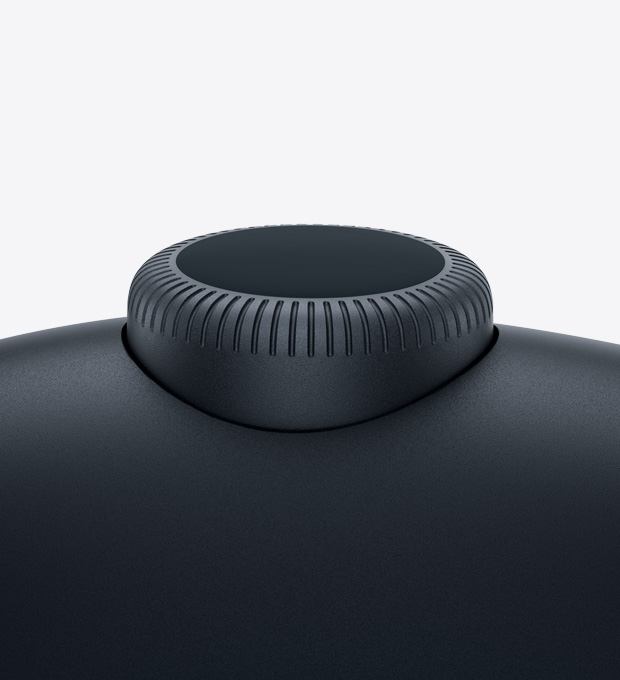 Close-up of the AirPods Max Digital Crown.