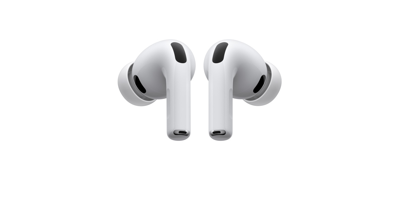AirPods Pro 3, 왼쪽과 오른쪽 무선 헤드폰, 실리콘 팁, 화이트 색상