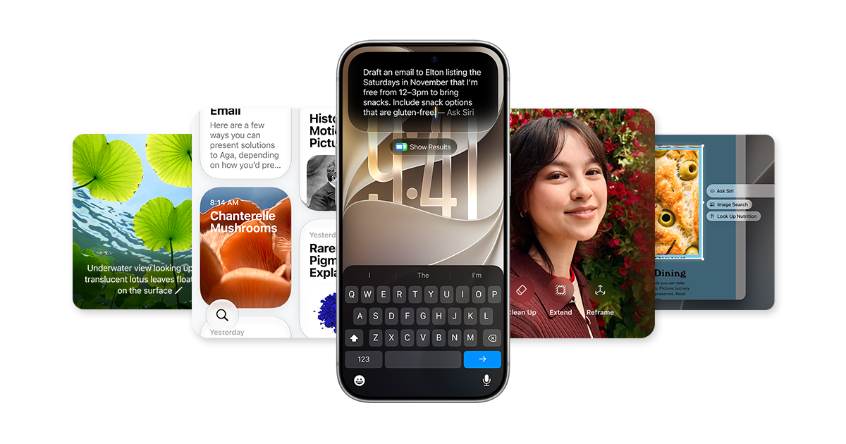 Apple Intelligence website preview