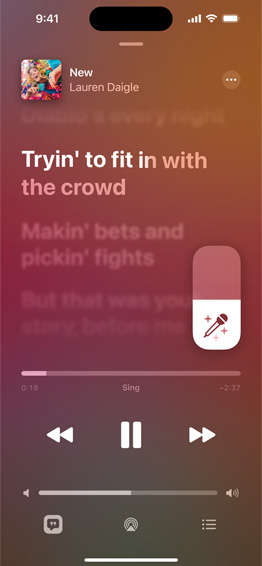 See lyrics and sing in Apple Music on your iPhone or iPad - Apple Support