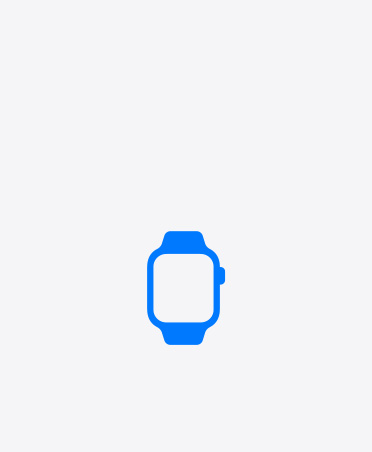 Apple Watch icon, blue