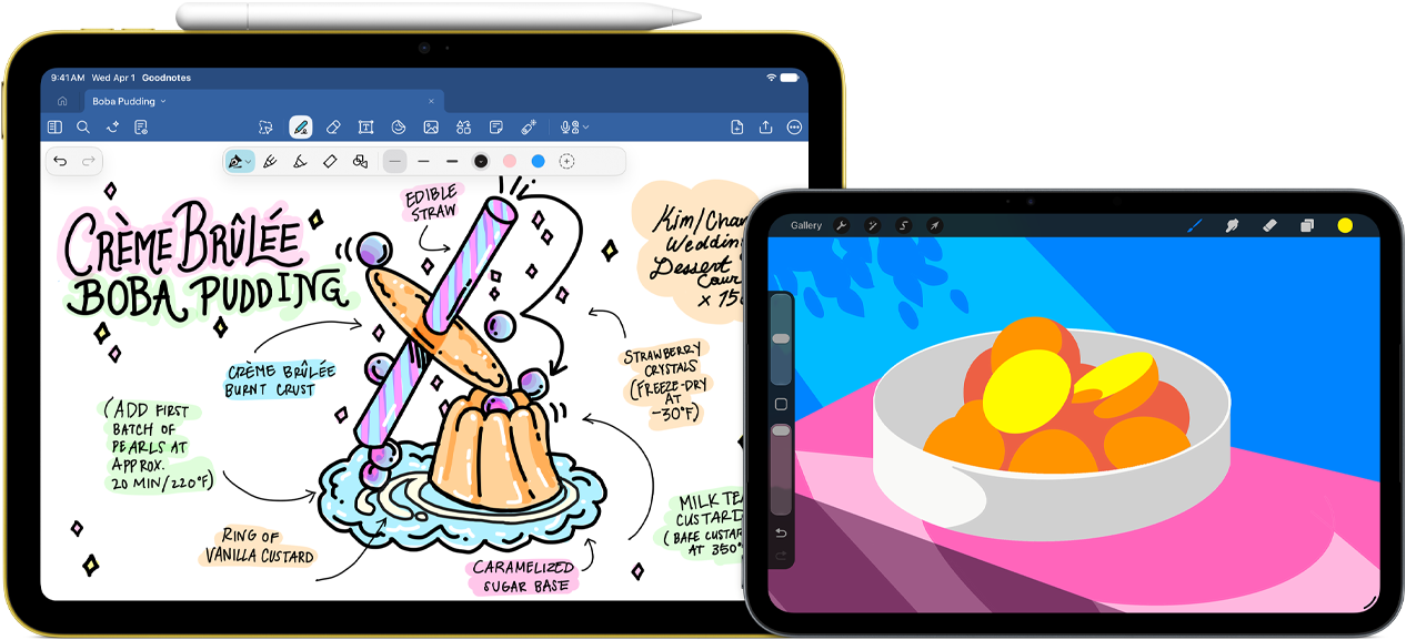 iPads och Apple Pencil (USB-C)