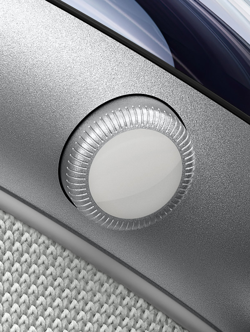 The Digital Crown of Apple Vision Pro.