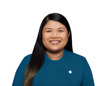 Appleのスペシャリストの姿が表示されている