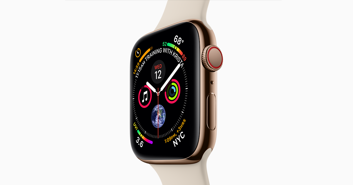 apple smartwatch series 4 features