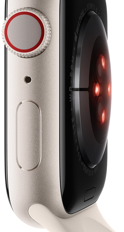 Apple Watch 8 41mm Starlight Vỏ nhôm với Starlight Sport Band 11