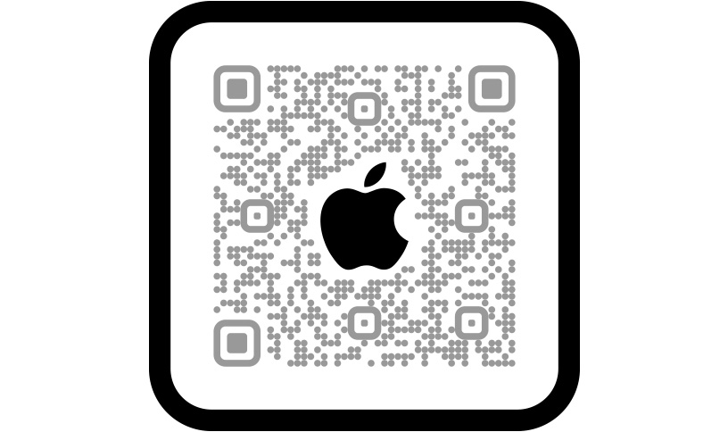 Zeskanuj kod QR, żeby zrobić zakupy w apce Apple Store.