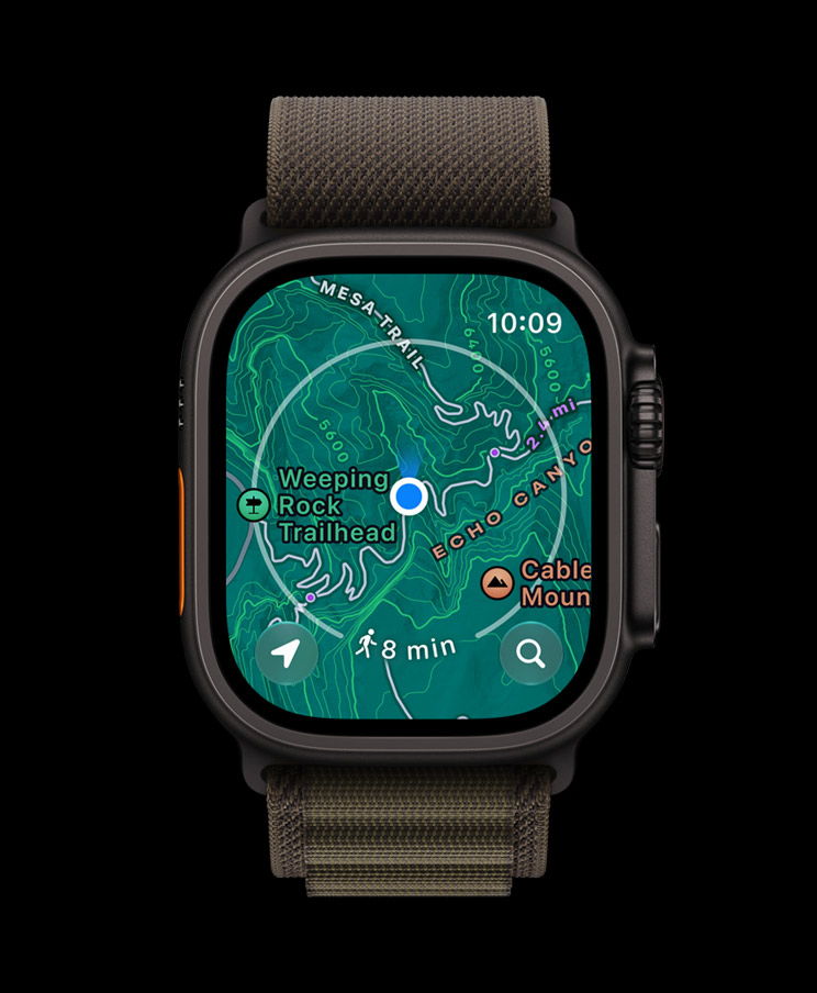 Offline maps.