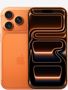 iPhone 17 Pro in Cosmic Orange