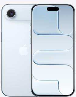 iPhone Air in Himmelblau