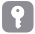 Icône de la fonctionnalité Mots de passe et Trousseau iCloud
