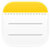 Icon for Notes app
