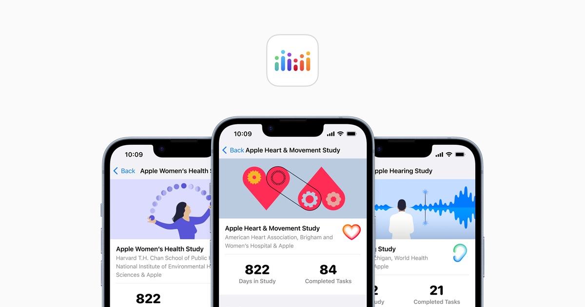 Apple unveils large-scale research studies tracking activity
