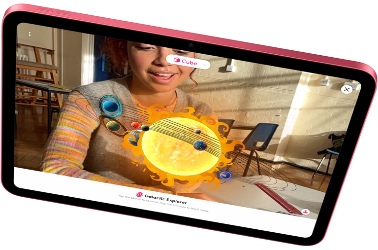 Eksplorowanie rzeczywistości rozszerzonej w apce Merge Explorer na iPadzie