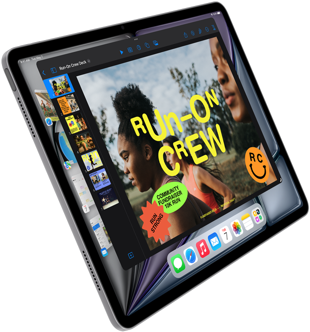 iPad Air v kozmickej sivej farbe