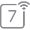 Icono del logotipo de Wi‑Fi 7