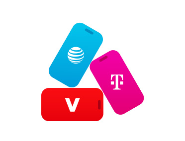 Verizon, AT&T, T- mobile