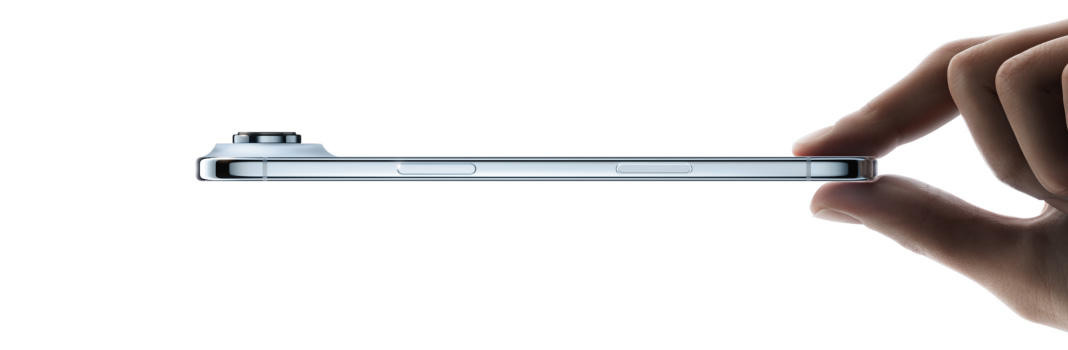 iPhone Air en azul cielo, diseño ultrafino y cámara Fusion