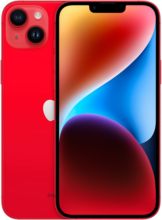 Apple iphone 14 plus red