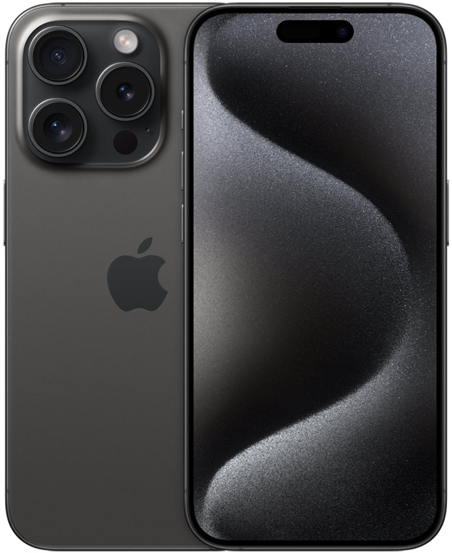 Apple iphone 15 Pro black titanium