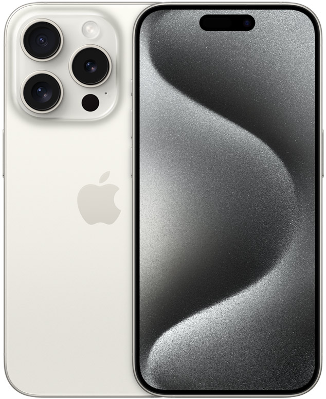 Apple iphone 15 Pro white titanium