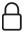 Icon of a lock