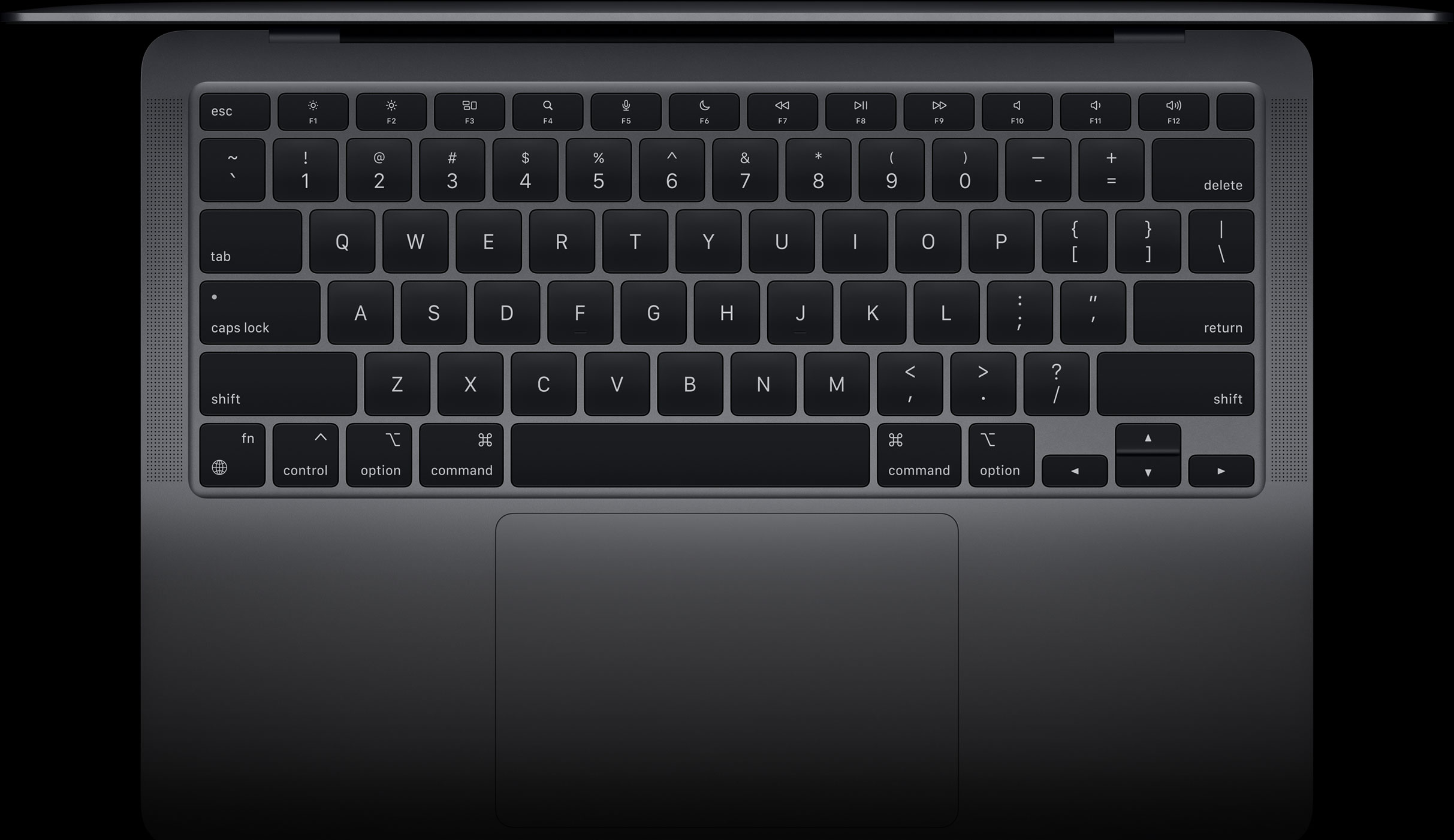 MacBook Air Majic KeyBoard close view