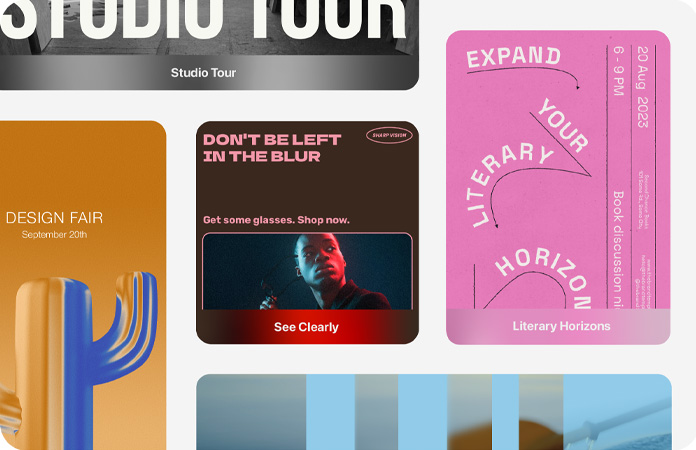 Jajaran ilustrasi penuh warna