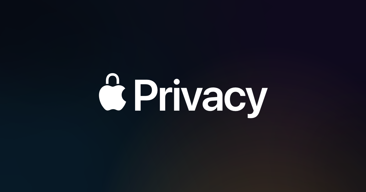 Privacy - Features - Apple