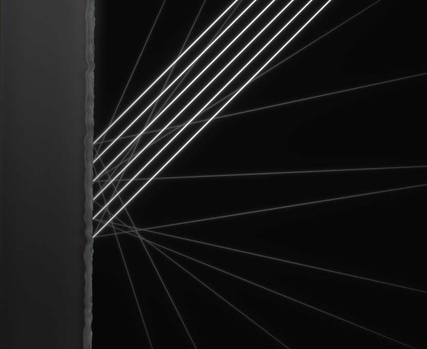 Als er licht op een scherm met nanotextuur valt, wordt de reflectie tot een minimum beperkt. Zo word je minder afgeleid en blijf je alles tot in de puntjes zien