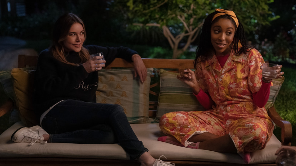 Christa Miller and Jessica Williams in “Shrinking,” premiering globally on 27 January, 2023 on Apple TV+.