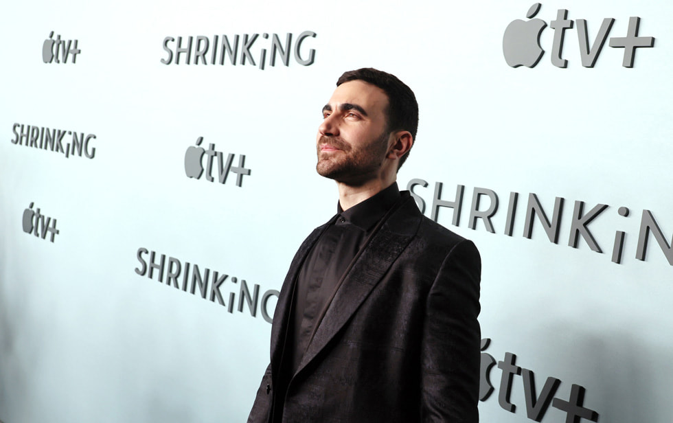 Brett Goldstein, creator, writer and executive producer, attends the premiere of the Apple Original comedy series “Shrinking” at the Directors Guild of America. “Shrinking” starring Jason Segel and Harrison Ford, premieres globally on January 27, 2023, on Apple TV+.